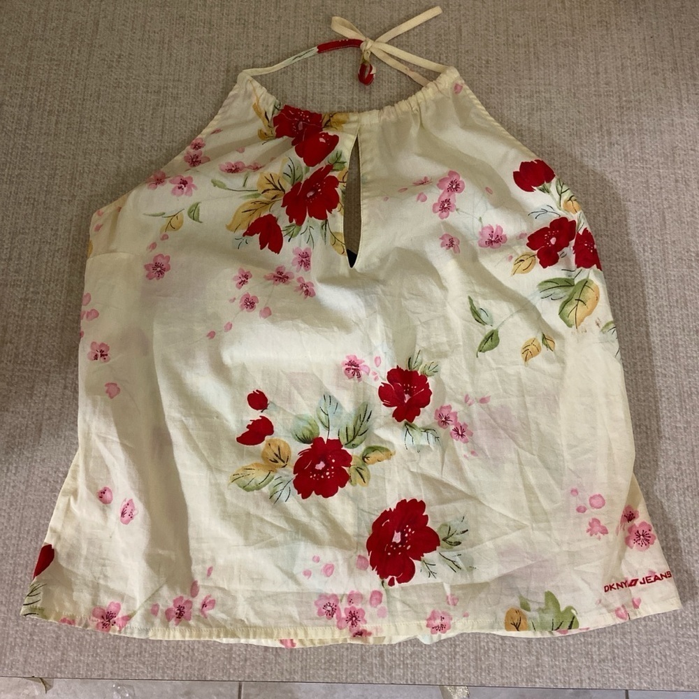 Vintage Floral Halter Top